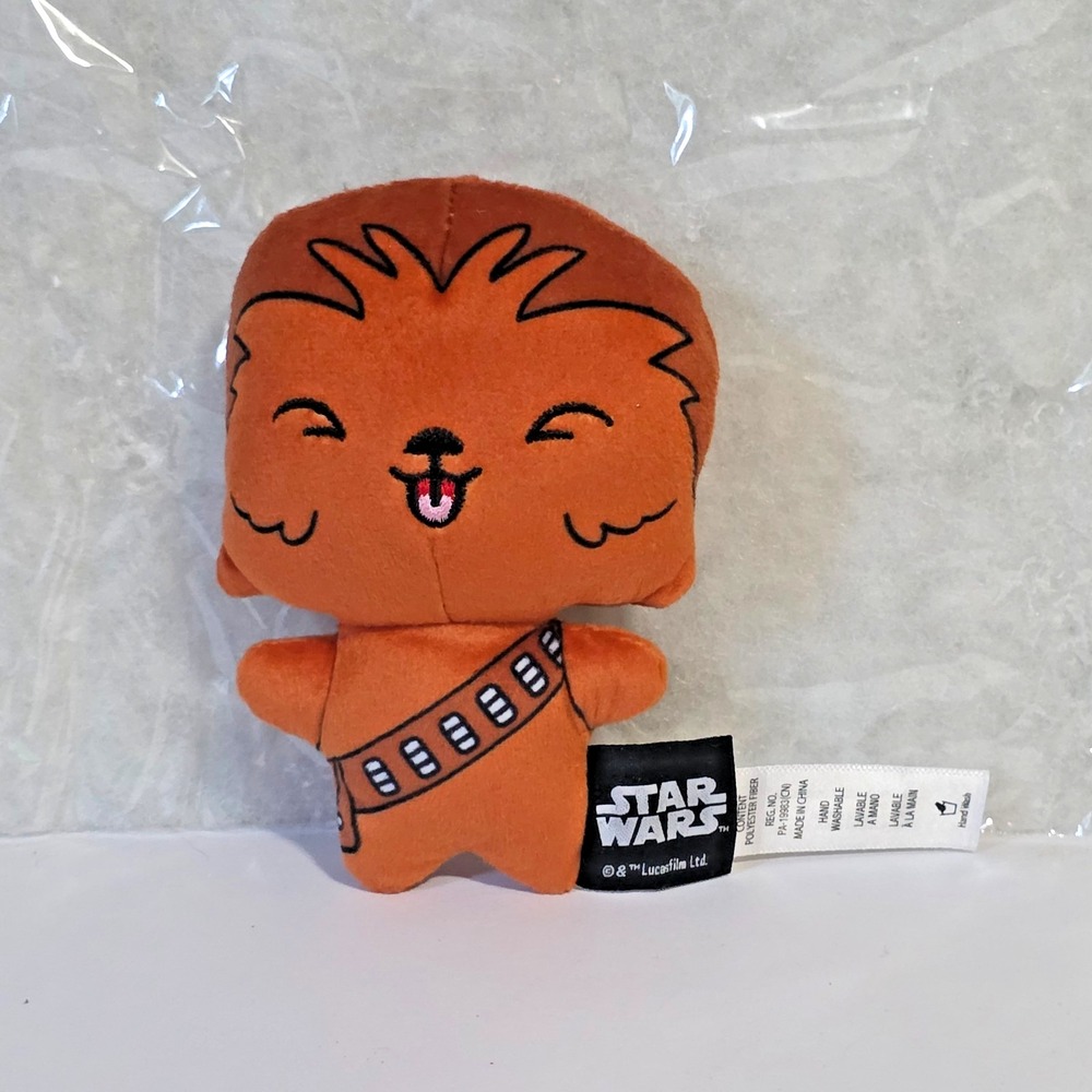 Mattel Disney Star Wars Moodiverse Chewbacca 4" Mini Plush Laughing Brown